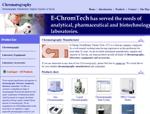 Tablet Screenshot of echromtech.com